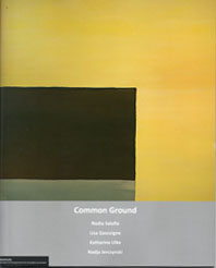 Exhibition Catalogue 'Common Ground' at Helmholzzentrum, 2014. Nadja Jerczynski, Nadia Salafia, Katharina Ulke, Lisa Gascoigne.